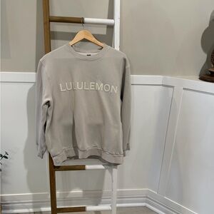 lululemon athletica Men's Taupe Crewneck Sweater